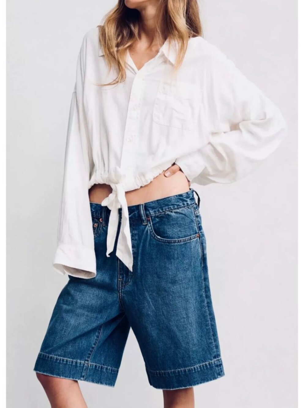 NWT Denimist Keaton Relaxed Short - Shane Indigo